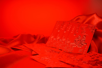 中国传统习俗道具结婚红包喜糖盒