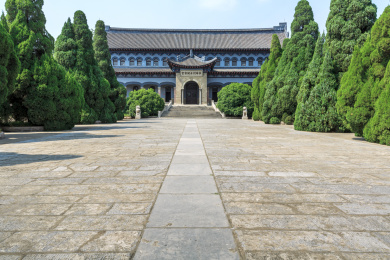 中国山东省临沂市华东革命烈士陵园