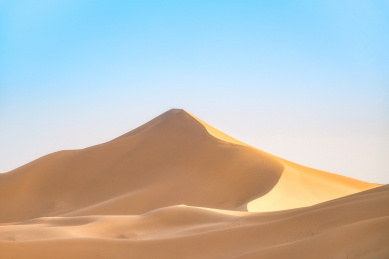 中国新疆自治区塔克拉玛干沙漠