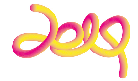 3D酷炫渐变效果文字