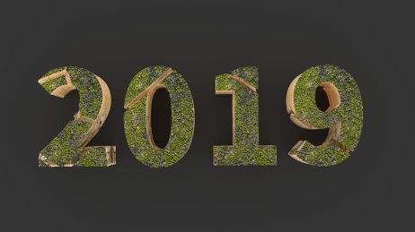 黑色背景上的创意裂缝草坪文字