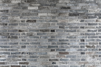 灰色的砖块垒砌的墙面纹理