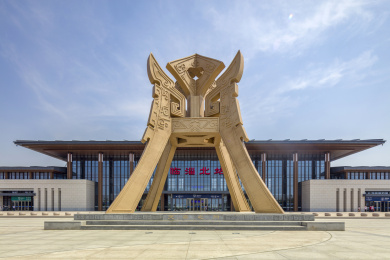 山东省淄博市临淄北站外景