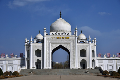 宁夏银川永宁回族文化园风光