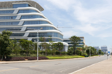 中国福建省福州市长乐东湖数字小镇