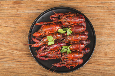 一盘五香小龙虾 小龙虾