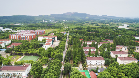 航拍中国上海市白茅岭夏季雨后风光