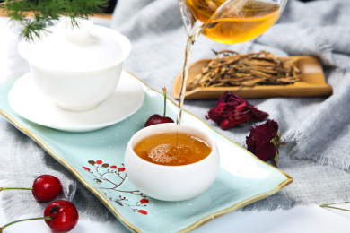 冲泡普洱茶红茶品味茶道品茗