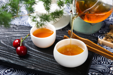 冲泡普洱茶红茶品味茶道品茗