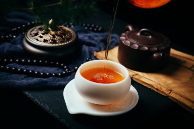 冲泡普洱茶红茶品味茶道品茗