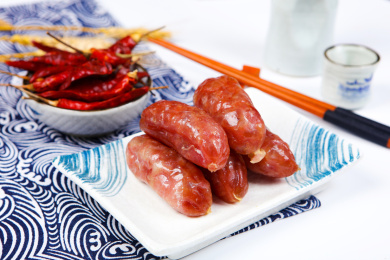 传统美食年货广味腊肠小香肠