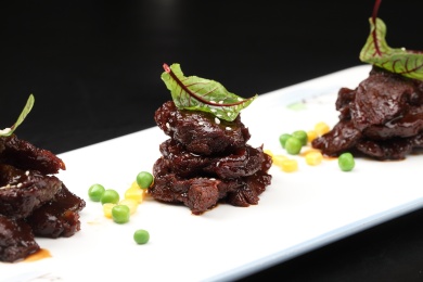 中国上海的一道冷菜——酱香牛肉干