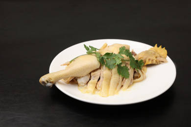 中国上海的一道冷菜——白切鸡