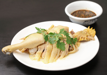 中国上海的一道冷菜——白切鸡