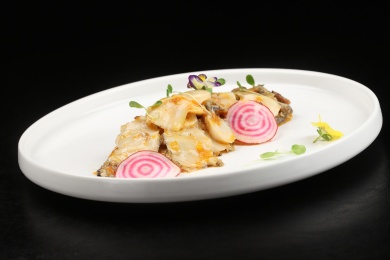 中国上海的一道冷菜——XO酱温拌仔鲍