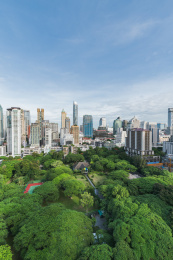 泰国曼谷商业中心城市天际线