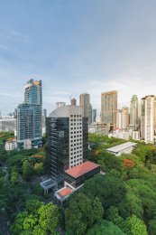 泰国曼谷商业中心城市天际线