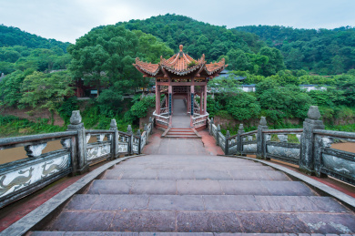 中国四川省乐山市乐山大佛景区风光