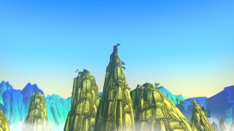 坐落在群山之中云雾环绕的葫芦山