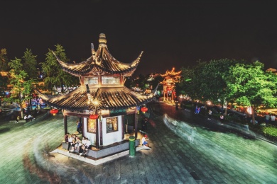 中国江苏省南京市秦淮区夫子庙景区状元邮亭