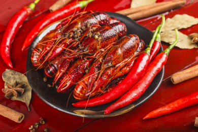 特色美食香辣小龙虾