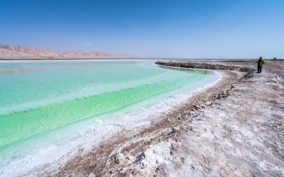中国青海省海西州茫崖翡翠湖