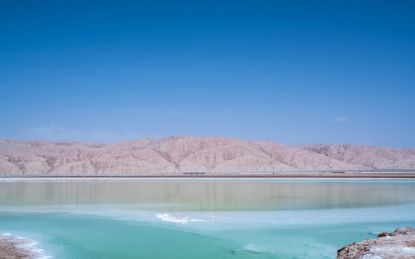 中国青海省海西州茫崖翡翠湖