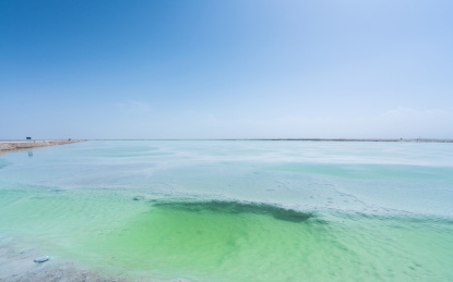 中国青海省海西州茫崖翡翠湖