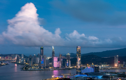 建设中的中国珠海横琴自贸区