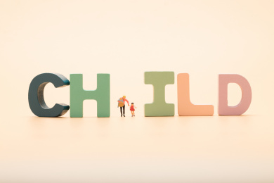 微缩摄影字母积木标志教育趣味单词缩写child孩子