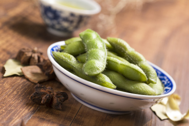 富含植物蛋白膳食纤维的毛豆