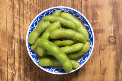 富含植物蛋白膳食纤维的毛豆