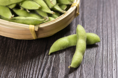 富含植物蛋白膳食纤维的毛豆