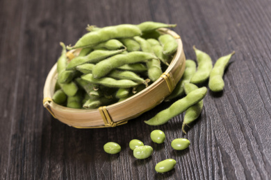 富含植物蛋白膳食纤维的毛豆