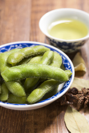 富含植物蛋白膳食纤维的毛豆