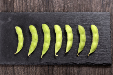 富含植物蛋白膳食纤维的毛豆