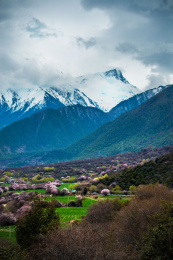 中国西藏自治区林芝南迦巴瓦峰
