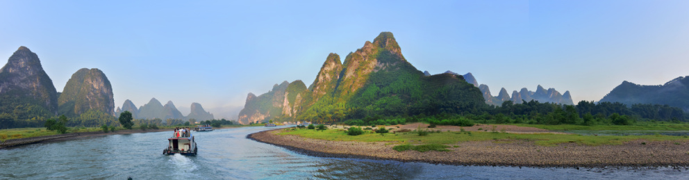 中国广西桂林漓江山水