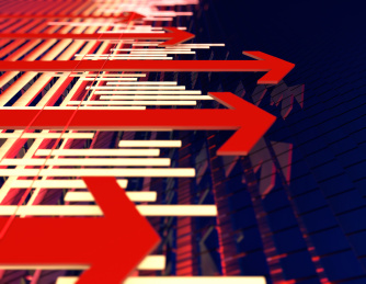 金融股市经济信息图表，成功箭头与事业成功，经济提升