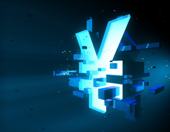 金融网络数据科技，数据存储与传输，货币符号，人民币