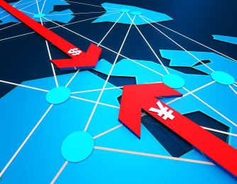 金融电子科技，金融合作与竞争对抗，人民币与美元