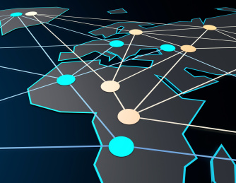 世界网络数据传输与覆盖，金融信息