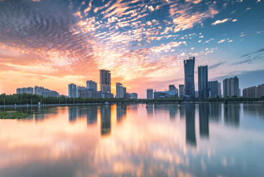 河南省洛阳市开元湖音乐喷泉广场