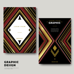 原住民族花纹传单设计