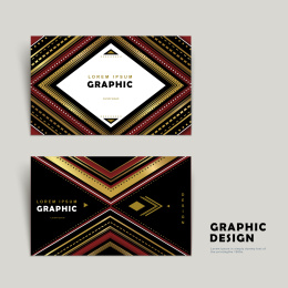 原住民族花纹名片设计