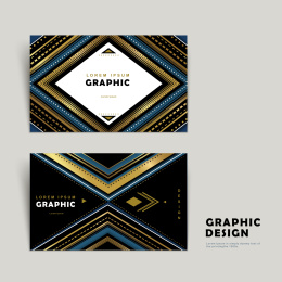 原住民族花纹名片设计