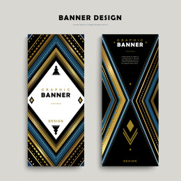 原住民族花纹横幅设计