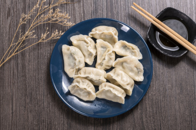 传统美食象征团圆喜庆的水饺
