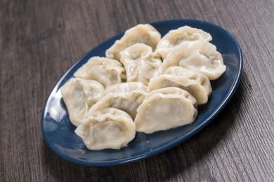 传统美食象征团圆喜庆的水饺