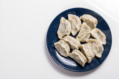 传统美食象征团圆喜庆的水饺